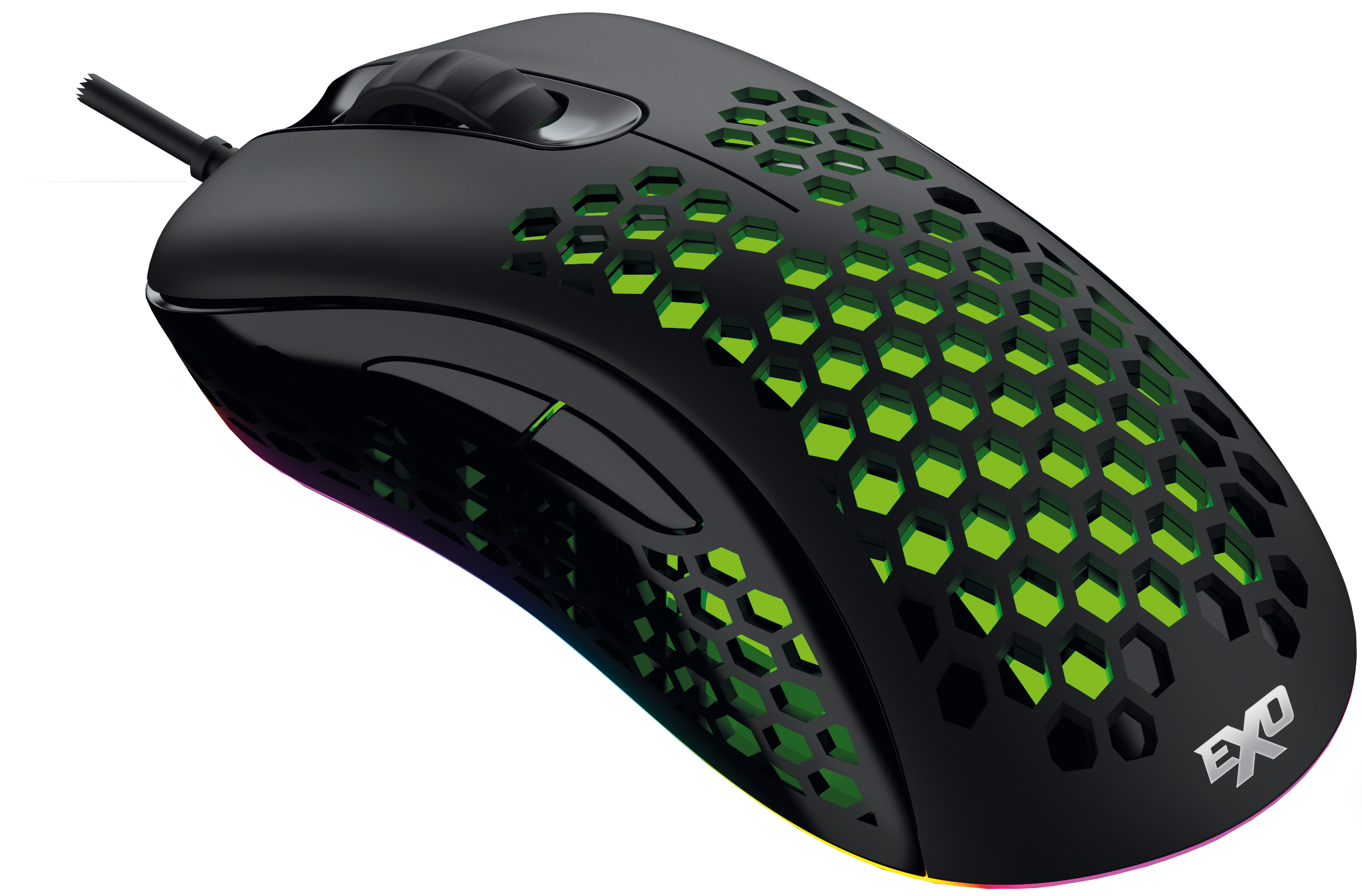 Produkt miniatyrebild EXE Zero Ultralight RGB gamingmus