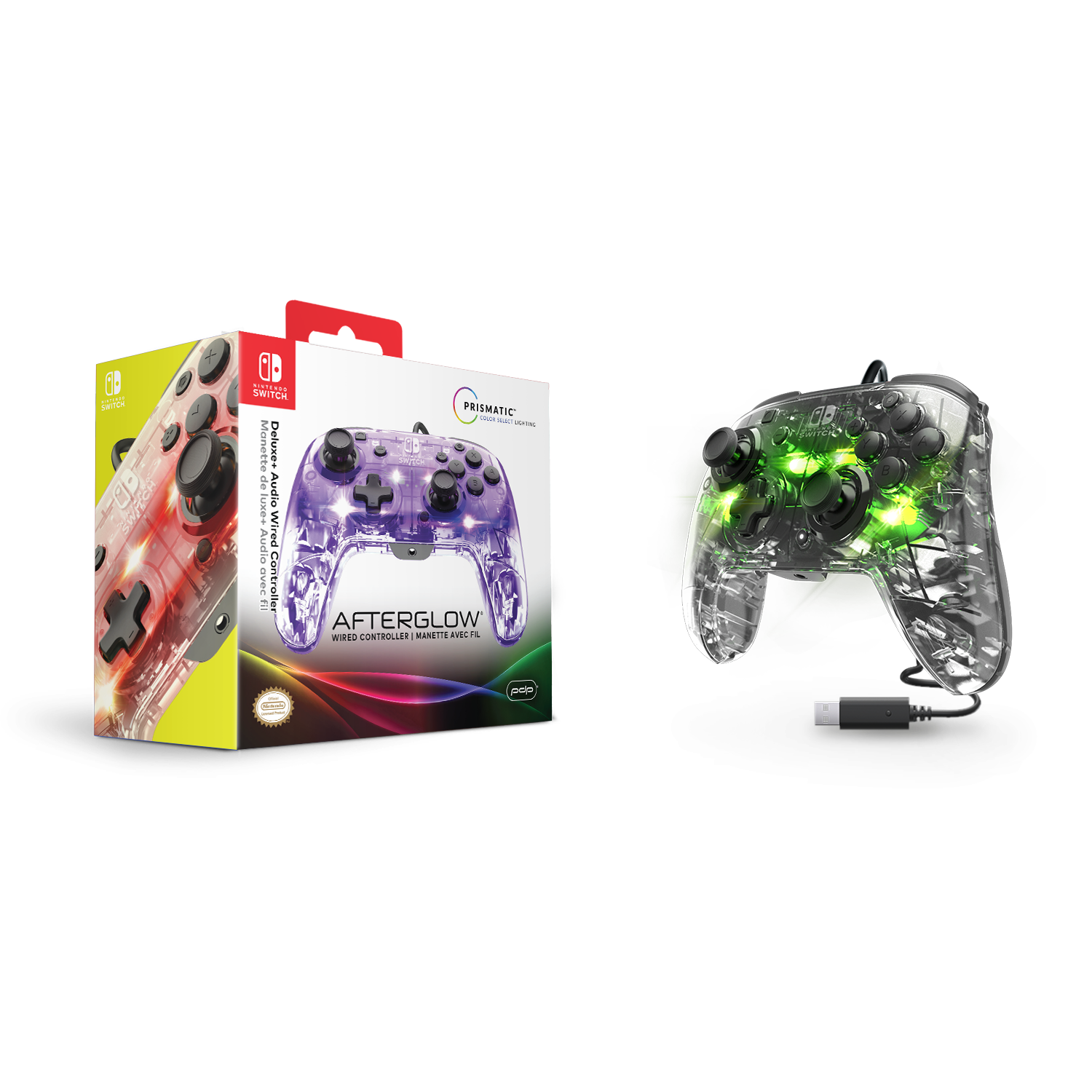 Produkt miniatyrebild Afterglow Deluxe+ Audio Wired Controller for Nintendo Switch™