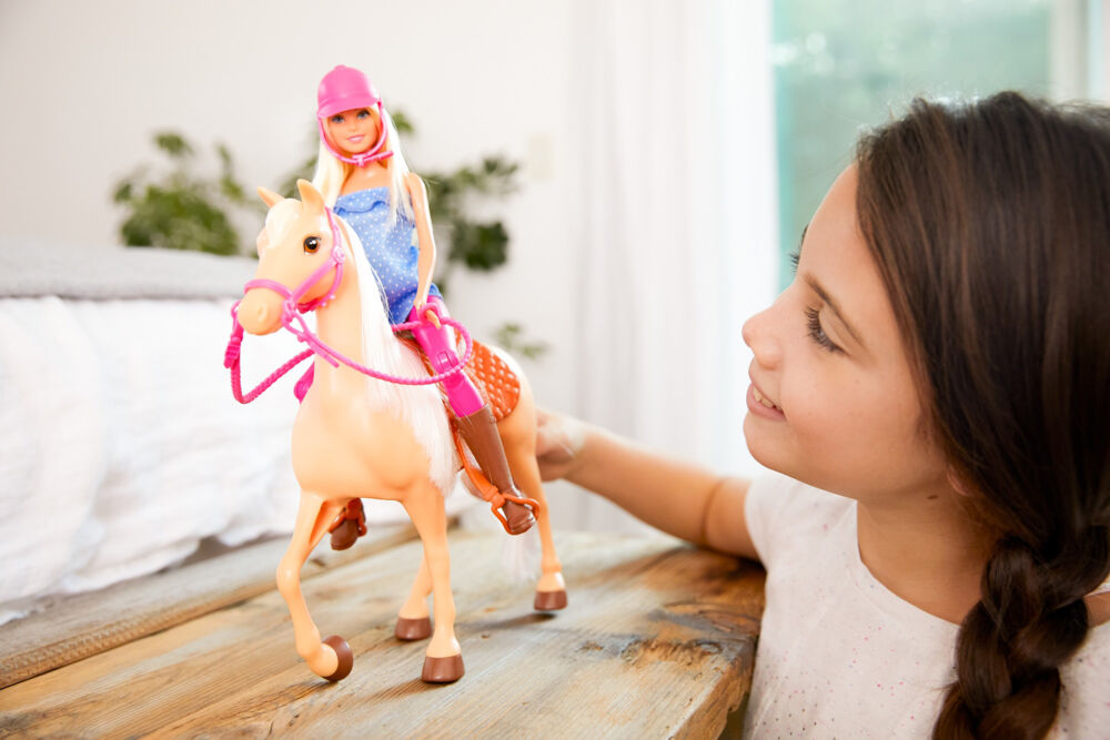 Produkt miniatyrebild Barbie® & hest Blonde