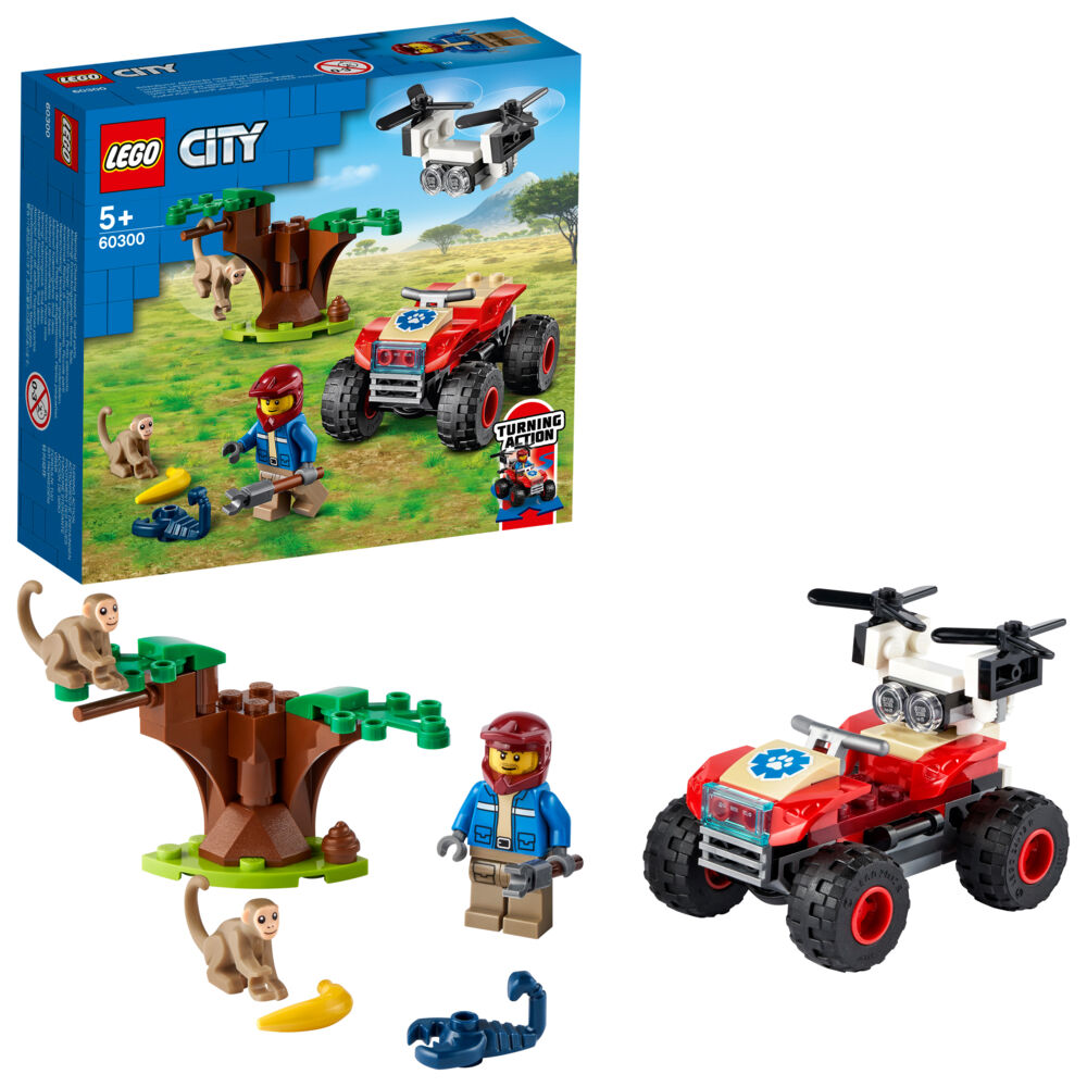 LEGO® City Stunt 60300 Dyreredningstjenestens ATV