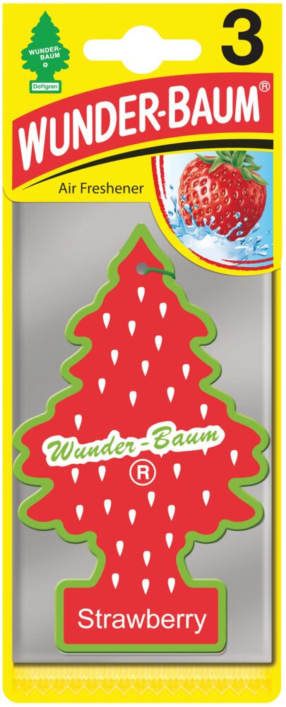 Produkt miniatyrebild Wunder-Baum jordbær luftrenser 3-pk
