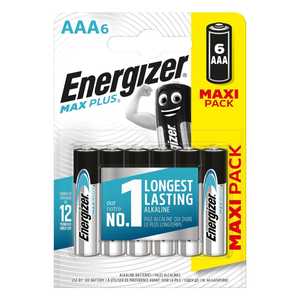 Produkt miniatyrebild Energizer® Max Plus AAA batterier