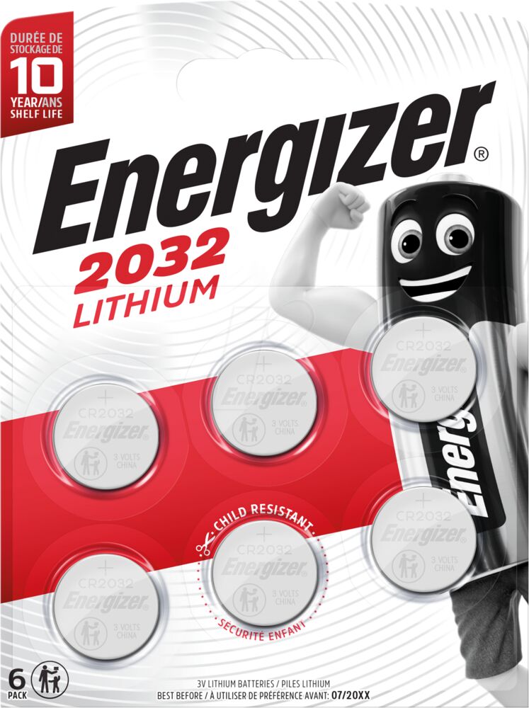 Energizer® CR2032 batterier