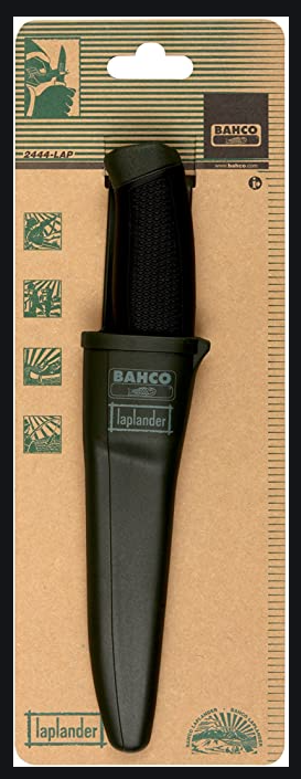 Produkt miniatyrebild Bahco Laplander-kniv med 2-komponentskaft i grønt