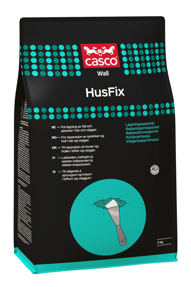Produkt miniatyrebild Casco Husfix reparasjonssparkel