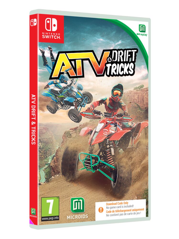Produkt miniatyrebild ATV Drift & Tricks (Code in a Box) for Nintendo Switch™