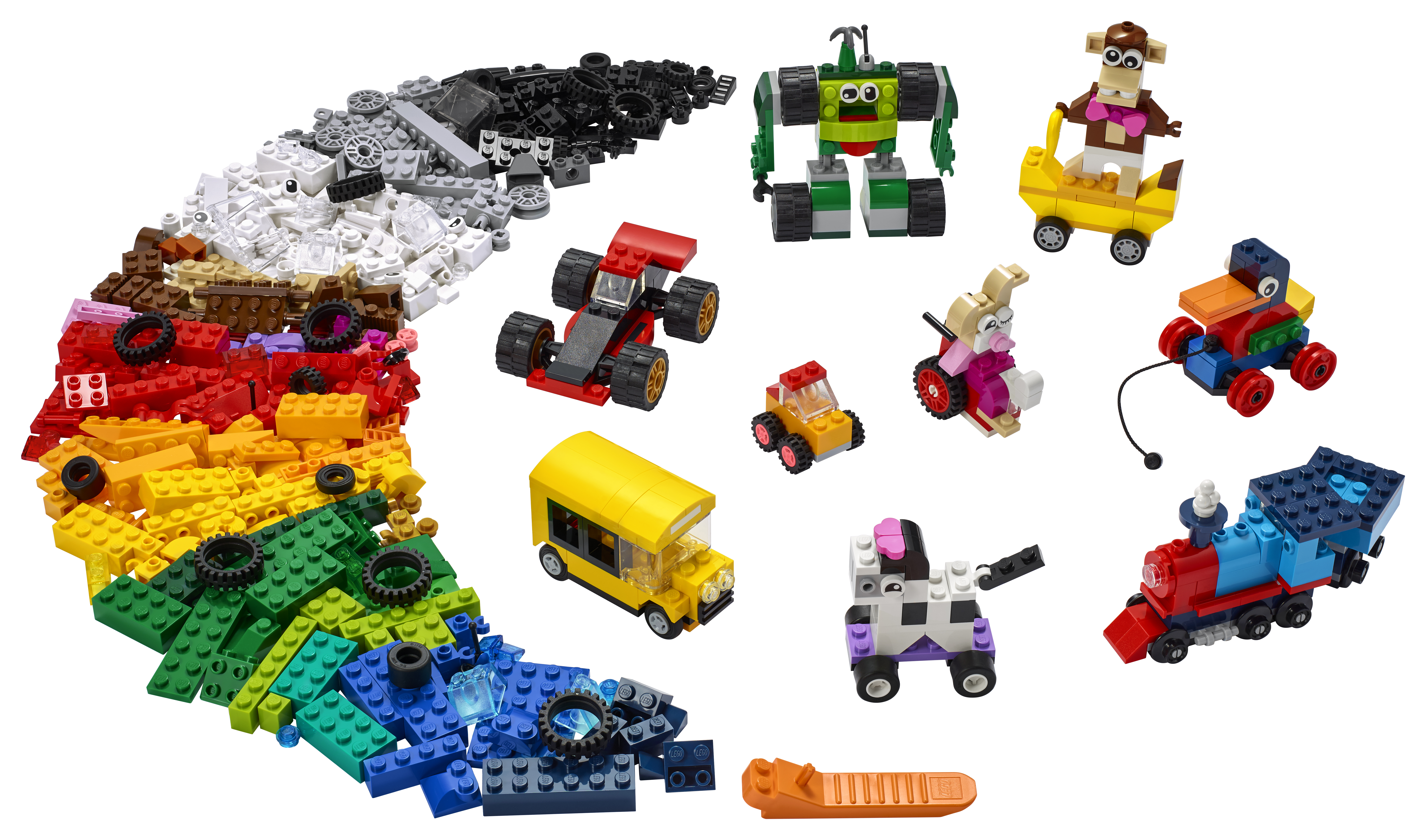 Produkt miniatyrebild LEGO® Classic 11014 Klosser og hjul