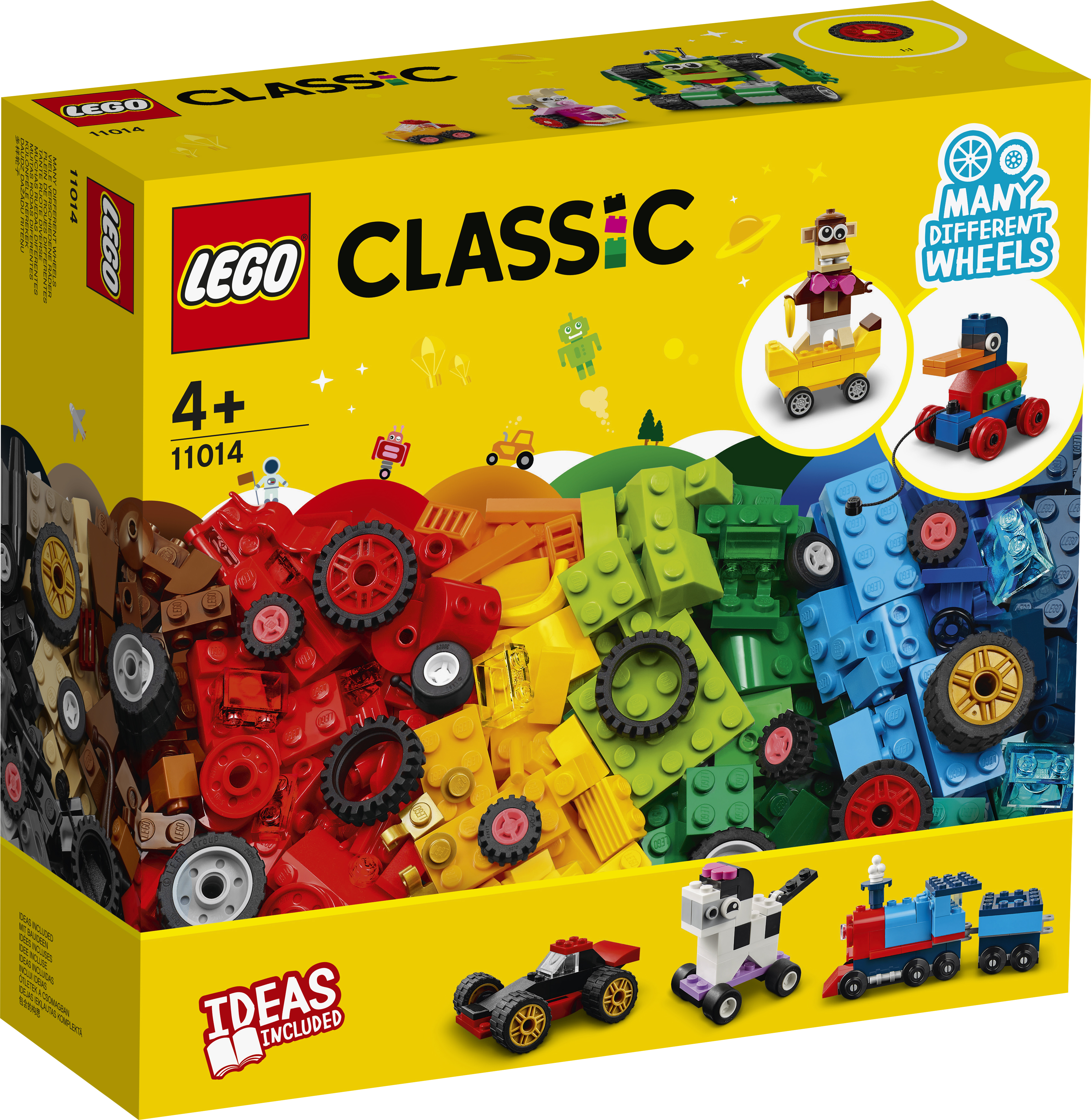 Produkt miniatyrebild LEGO® Classic 11014 Klosser og hjul