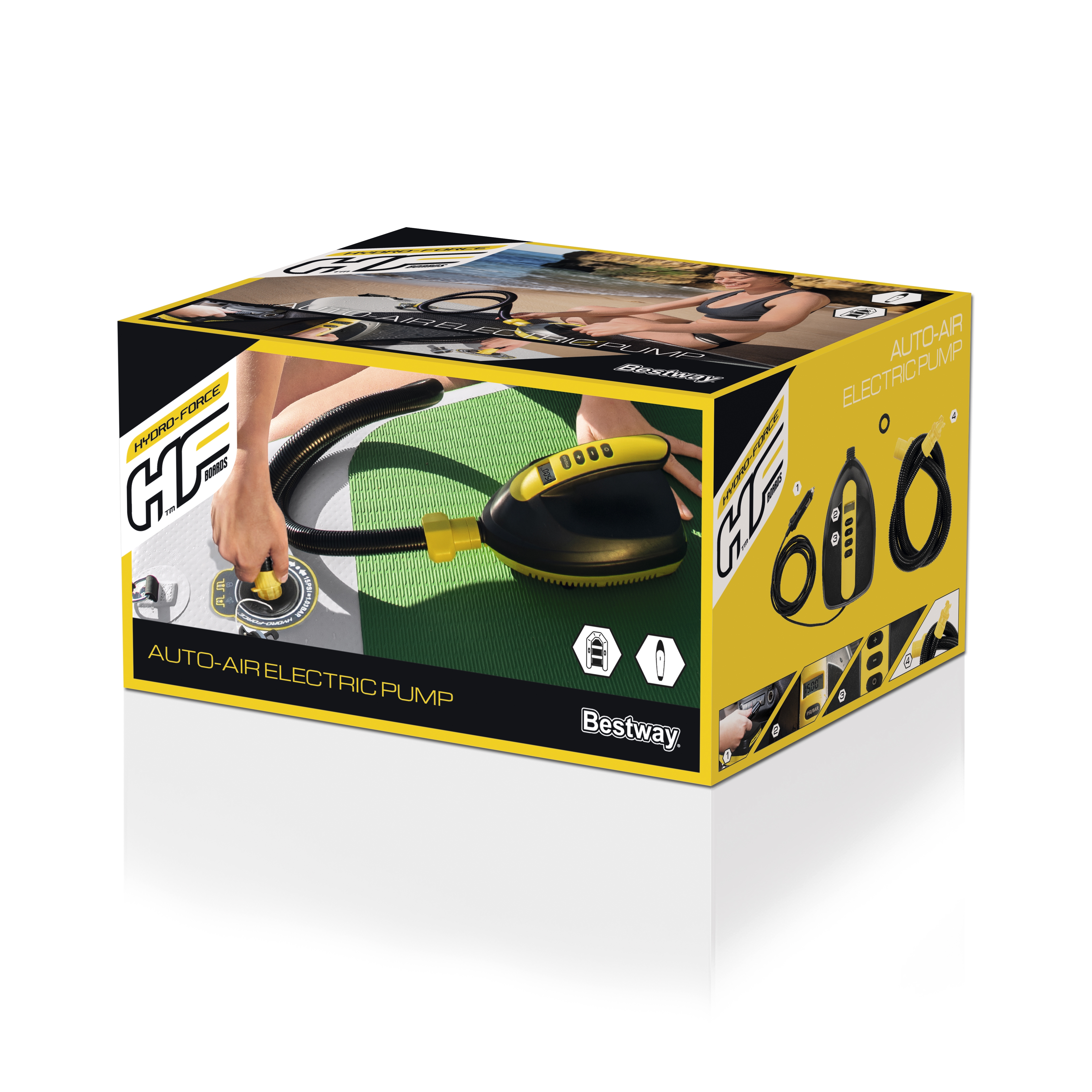 Produkt miniatyrebild Bestway Auto-Air 12V elektrisk pumpe