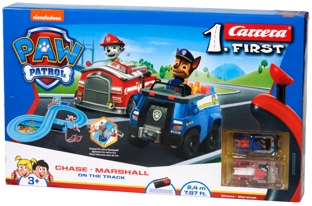 Produkt miniatyrebild Carrera FIRST Paw Patrol On the Track bilbane