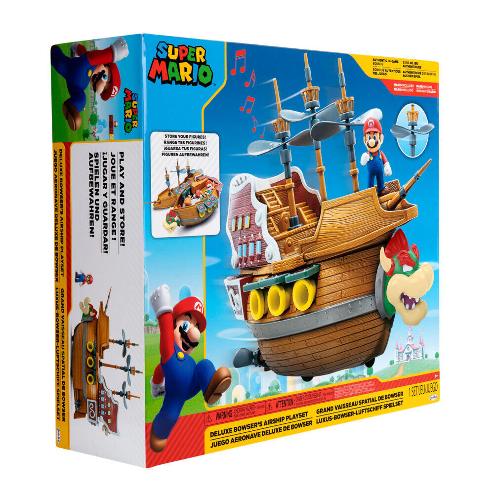 Produkt miniatyrebild Super Mario™ DeLuxe Bowser`s Airship sett