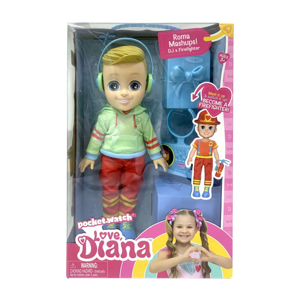 Produkt miniatyrebild Love Diana S2 Mash Up! Roma DJ x Firefighter dukke