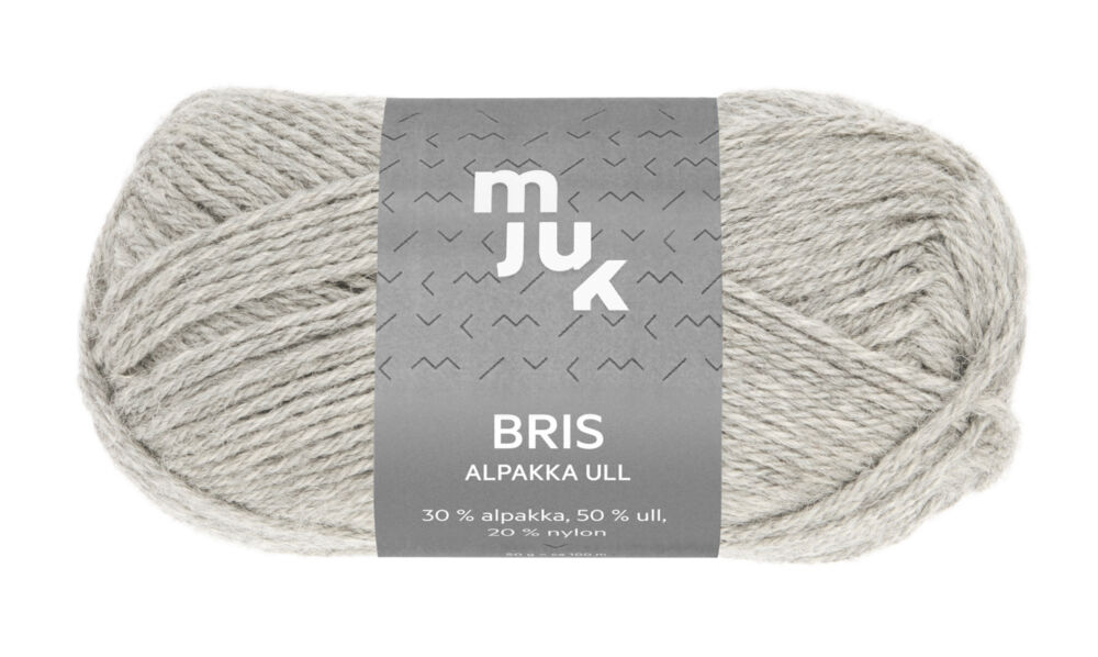 LYS GRÅ MELERT