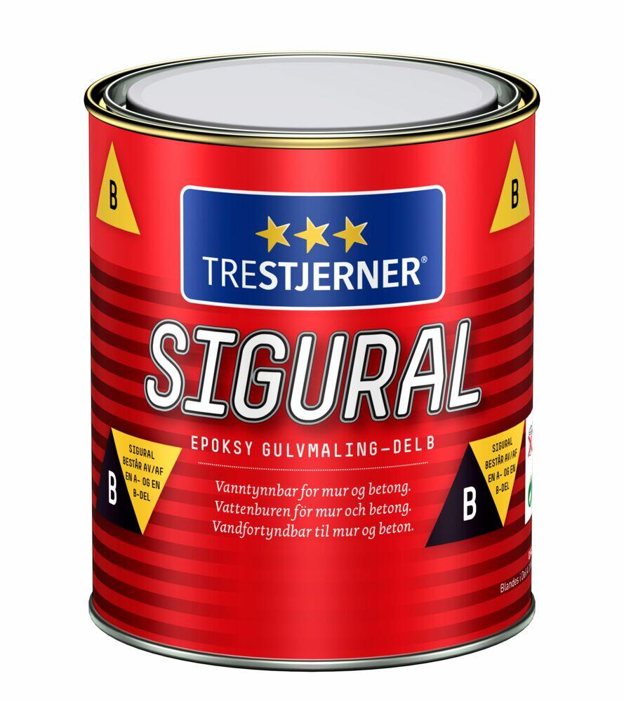 TreStjerner Sigural epoxy del B gulvmaling