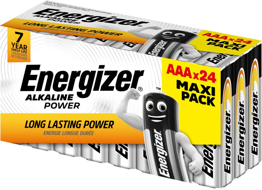 Produkt miniatyrebild Energizer® AAA batterier 24 pk.