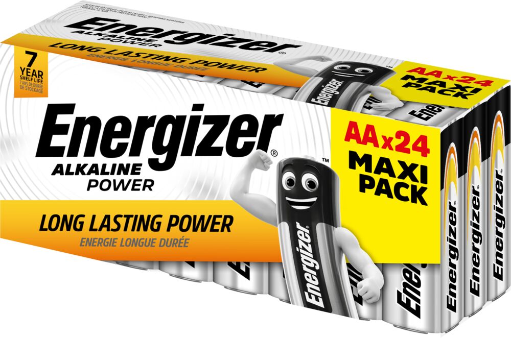 Energizer® AA batterier 24 pk.