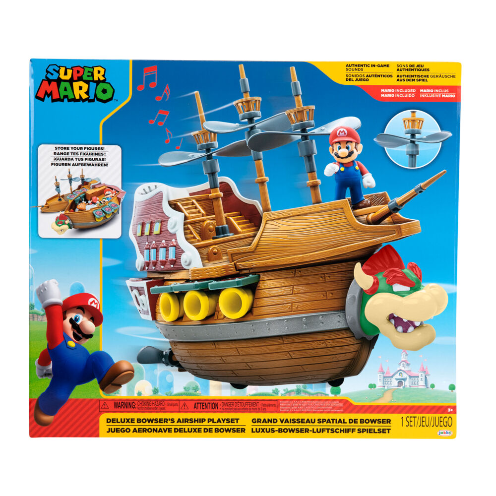 Produkt miniatyrebild Super Mario™ DeLuxe Bowser`s Airship sett