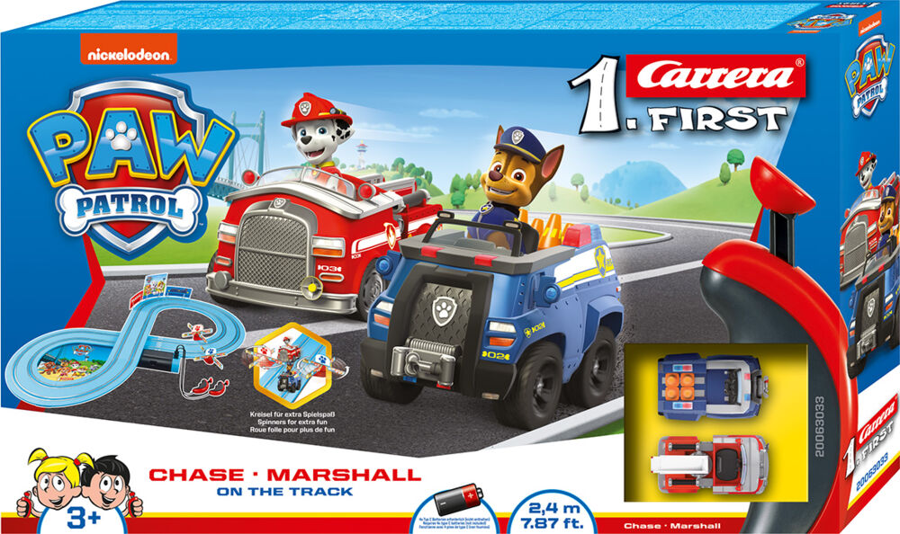 Produkt miniatyrebild Carrera FIRST Paw Patrol On the Track bilbane