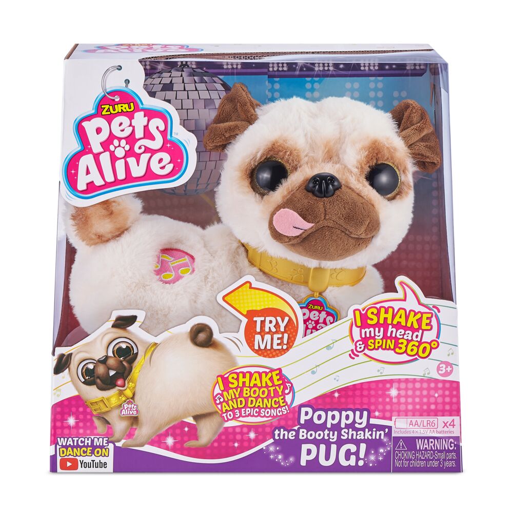 Produkt miniatyrebild Pets Alive Poppy The Booty Shakin’Pug