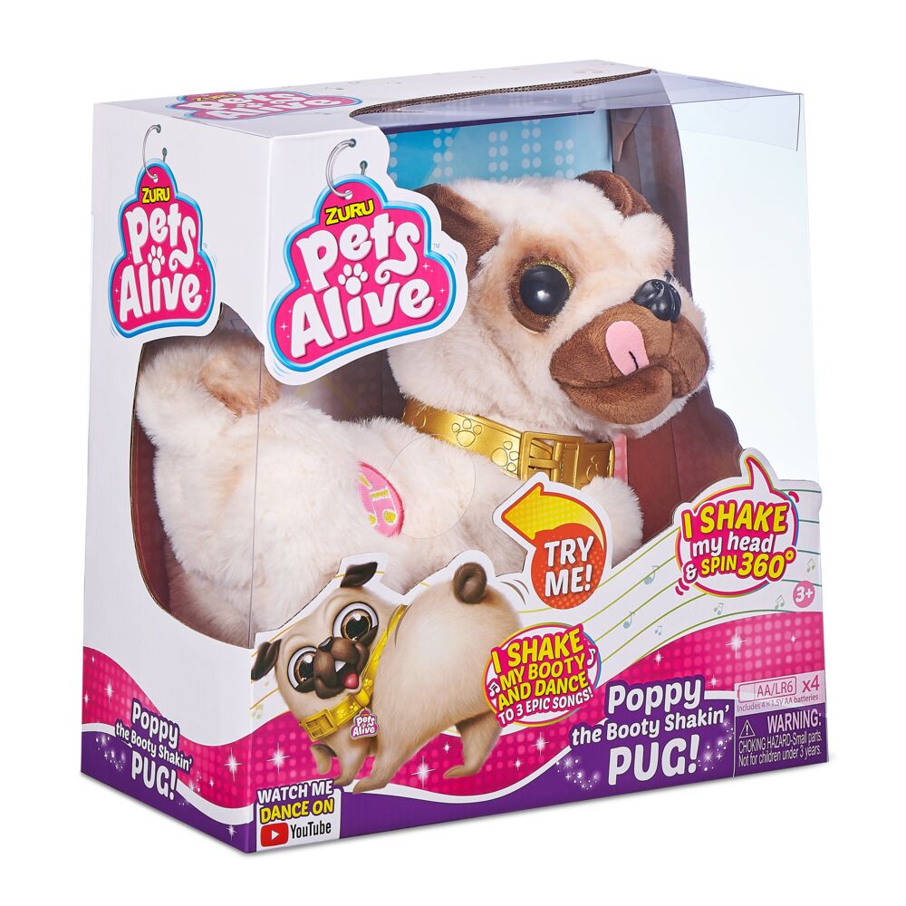 Produkt miniatyrebild Pets Alive Poppy The Booty Shakin’Pug