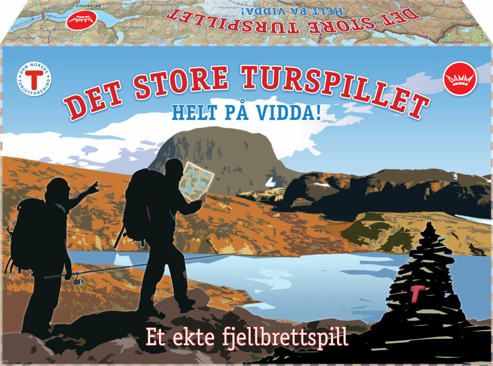 Produkt miniatyrebild Egmont Spill Det store turspillet. Helt på vidda!