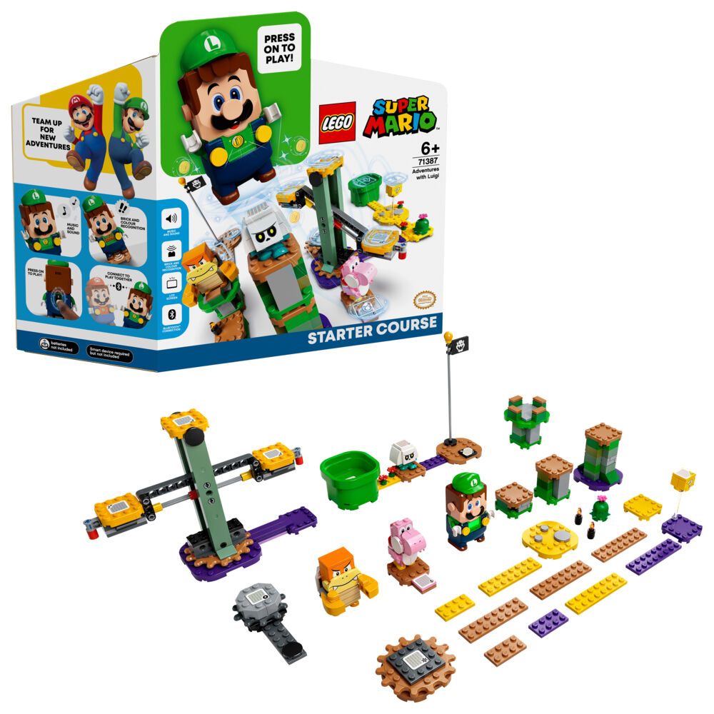 LEGO® Super Mario 71387 Startbanen På eventyr med Luigi