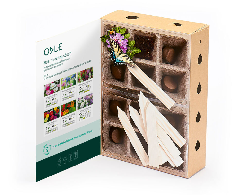 Produkt miniatyrebild Odle dyrkesett med bie tiltrekkende blomster