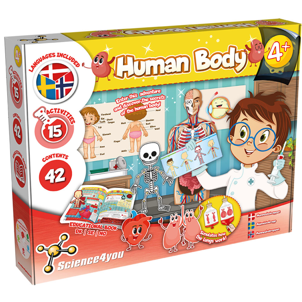 Produkt miniatyrebild Science4you Menneskekroppen vitenskapssett