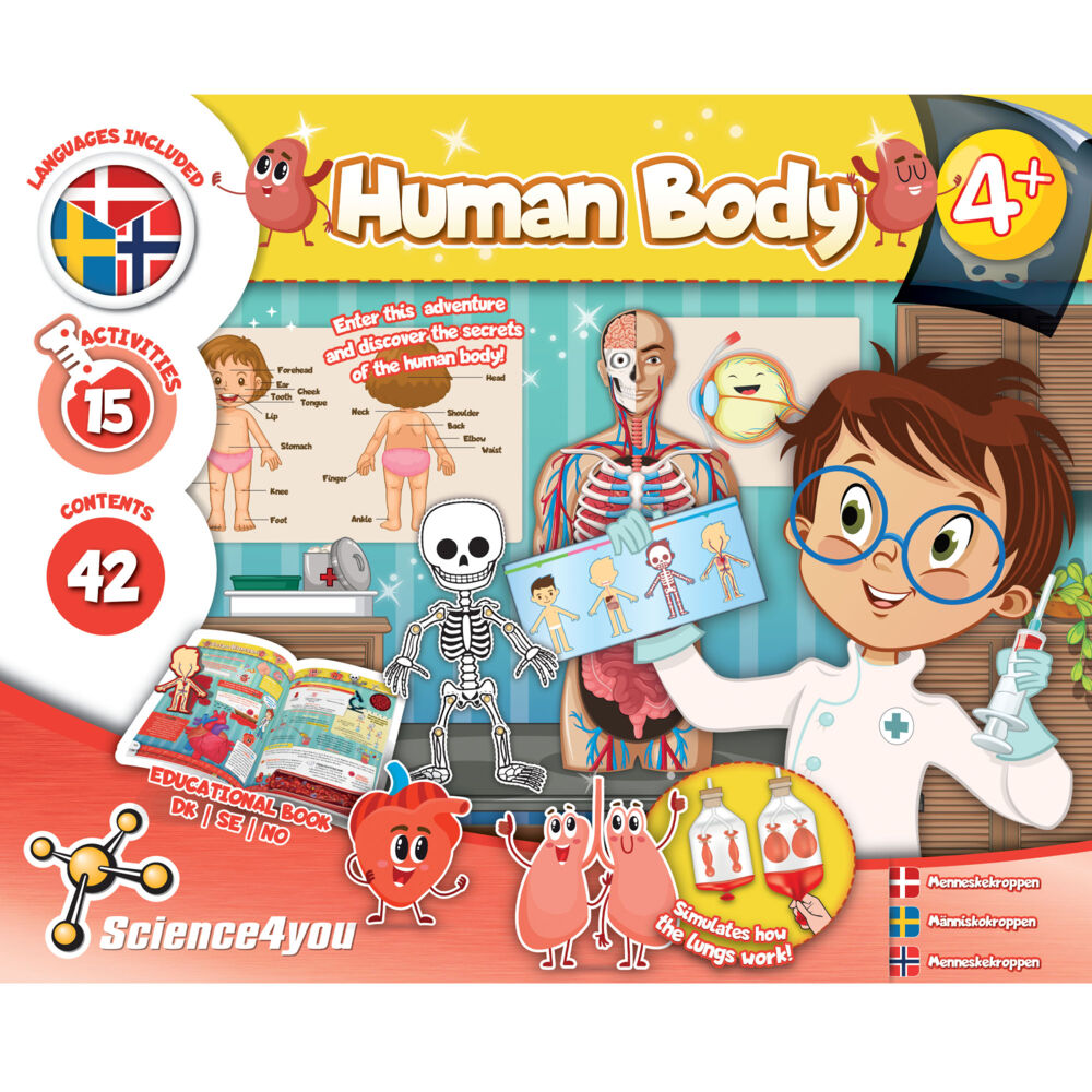 Produkt miniatyrebild Science4you Menneskekroppen vitenskapssett