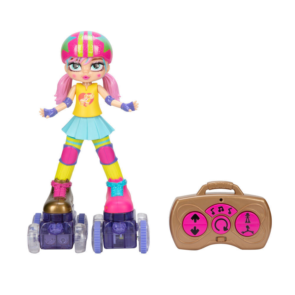 Produkt miniatyrebild Rock n`Rollerskate Rainbow Riley fjernstyrt dukke