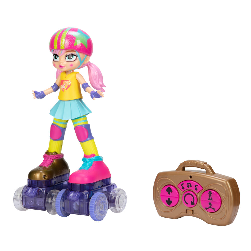 Produkt miniatyrebild Rock n`Rollerskate Rainbow Riley fjernstyrt dukke