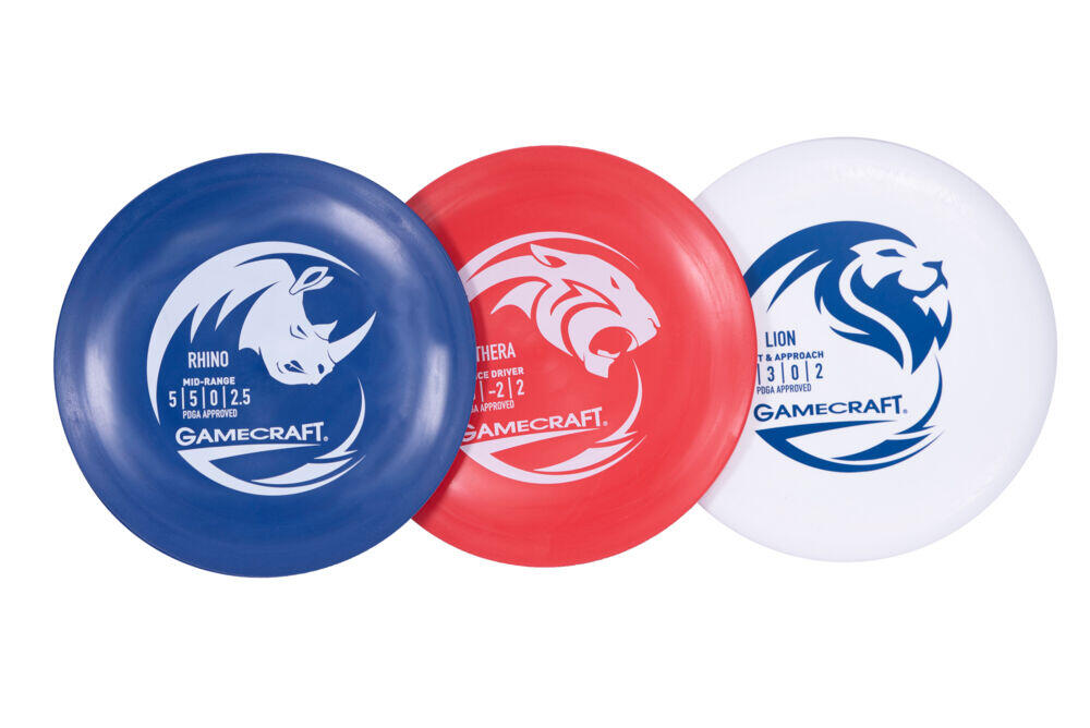 Produkt miniatyrebild Gamecraft disc golf sett