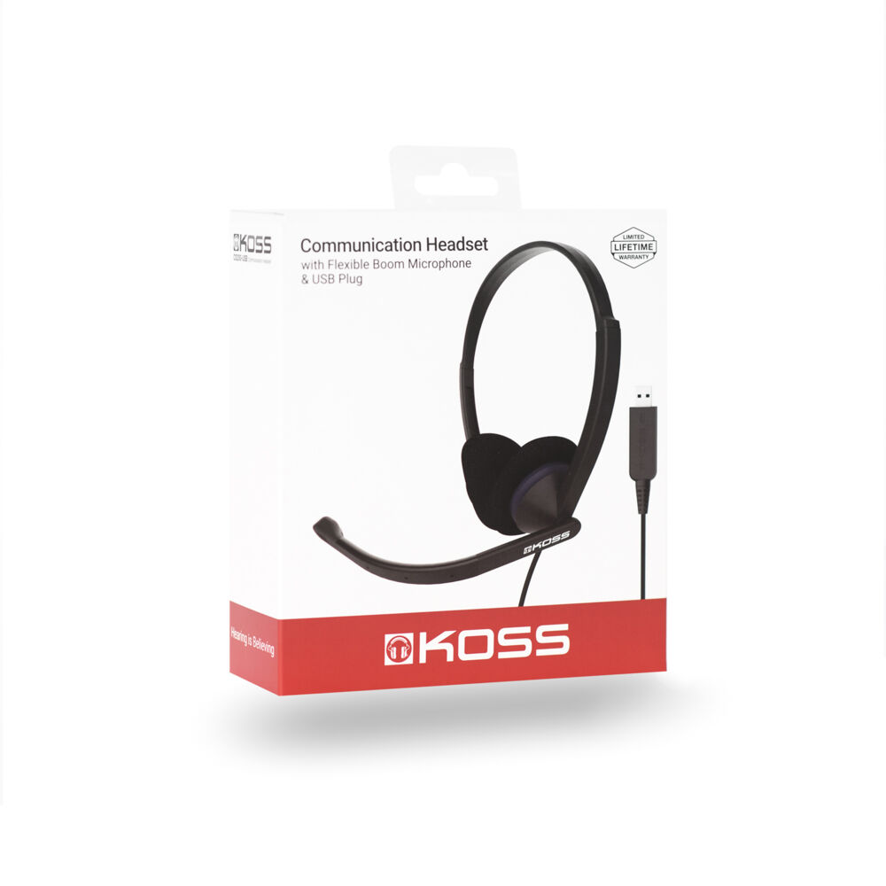 Produkt miniatyrebild Koss® CS200-USB hodetelefoner