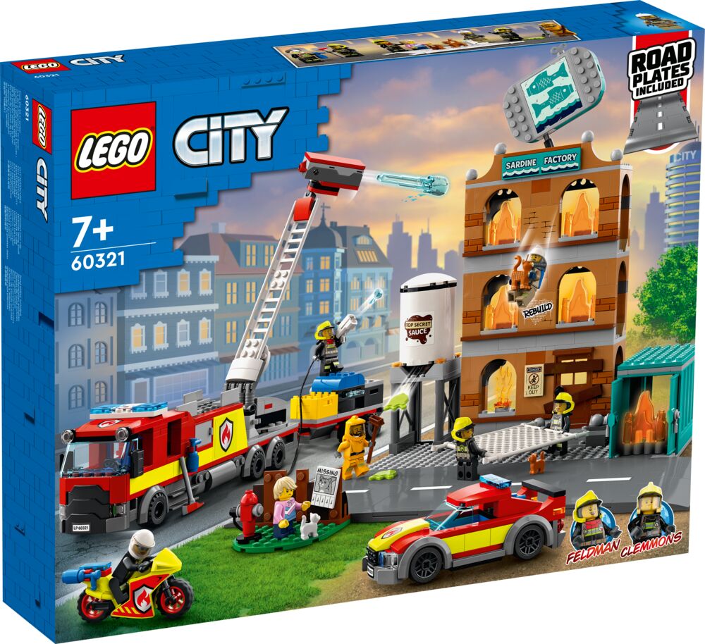 Produkt miniatyrebild LEGO® City Fire 60321 Brann- og utrykningssett