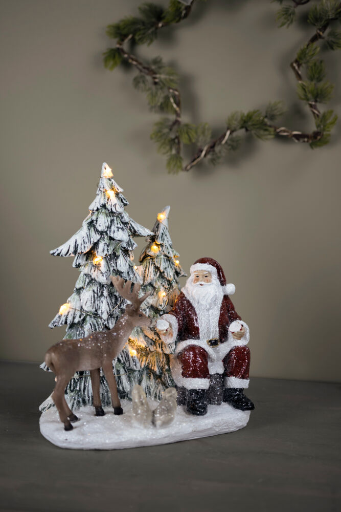 Produkt miniatyrebild Nisse & reinsdyr dekorasjon