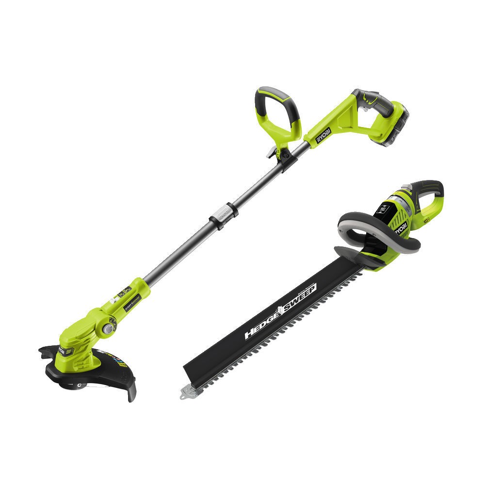 Produkt miniatyrebild Ryobi RLT1832HT20S gresstrimmer og hekksaks m/batteri