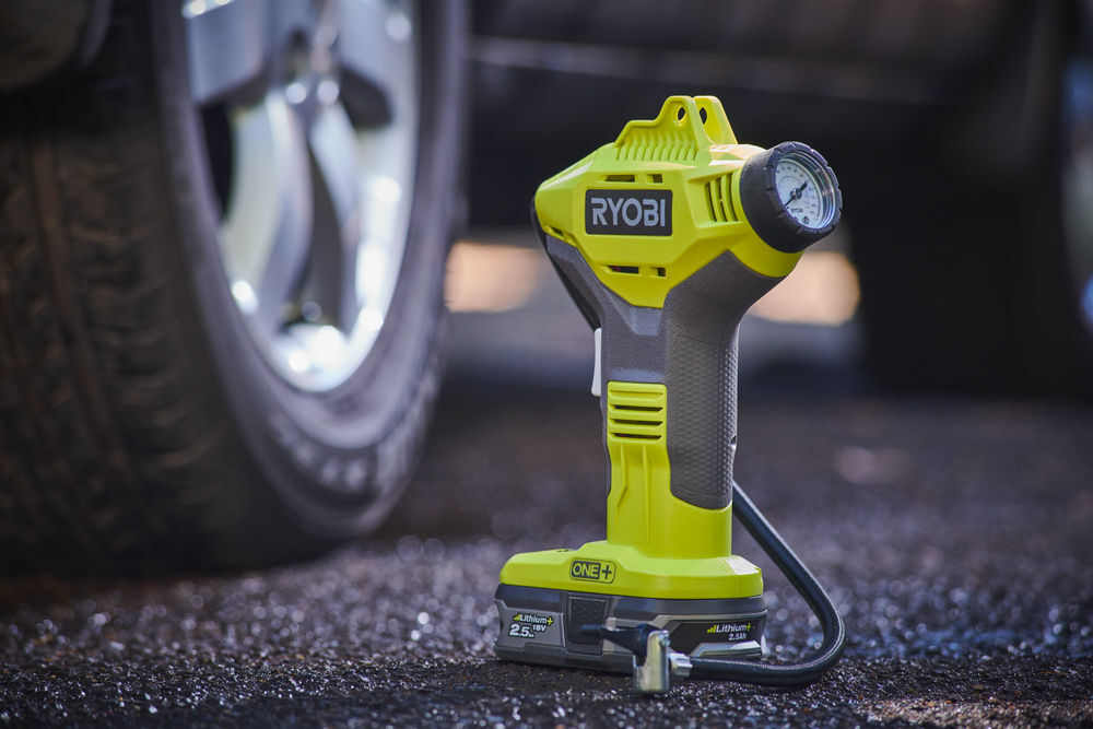 Produkt miniatyrebild Ryobi R18PI-0 kompressor u/batteri og lader