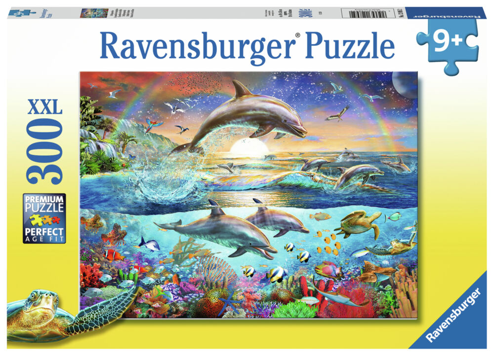 Produkt miniatyrebild Ravensburger Dolphin Paradise puslespill