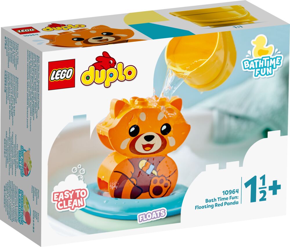 Produkt miniatyrebild LEGO® DUPLO® 10964 Moro på badet: Rød panda som flyter