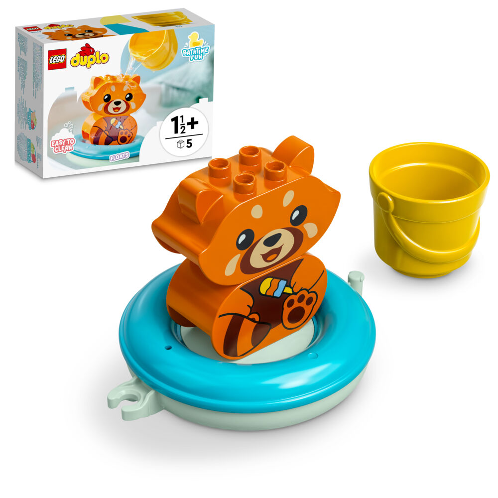LEGO® DUPLO® 10964 Moro på badet: Rød panda som flyter