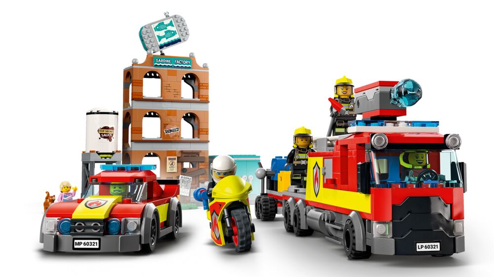 Produkt miniatyrebild LEGO® City Fire 60321 Brann- og utrykningssett