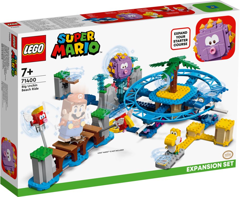 Produkt miniatyrebild LEGO® Super Mario 71400 Ekstrabanesettet Strandattraksjon med Big Urchin
