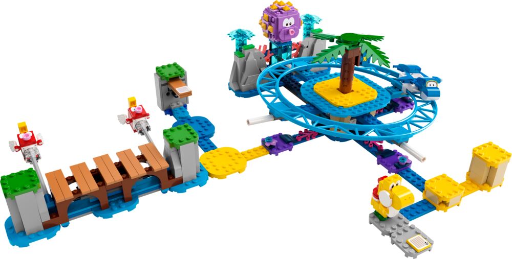Produkt miniatyrebild LEGO® Super Mario 71400 Ekstrabanesettet Strandattraksjon med Big Urchin