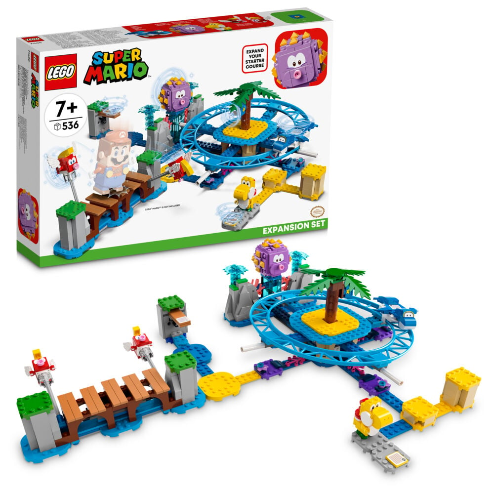 LEGO® Super Mario 71400 Ekstrabanesettet Strandattraksjon med Big Urchin