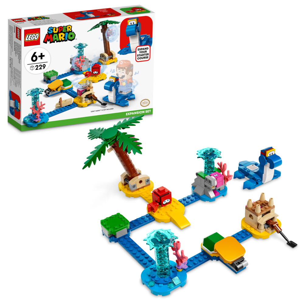 LEGO® Super Mario 71398 Ekstrabanesettet Dorries strandfasade