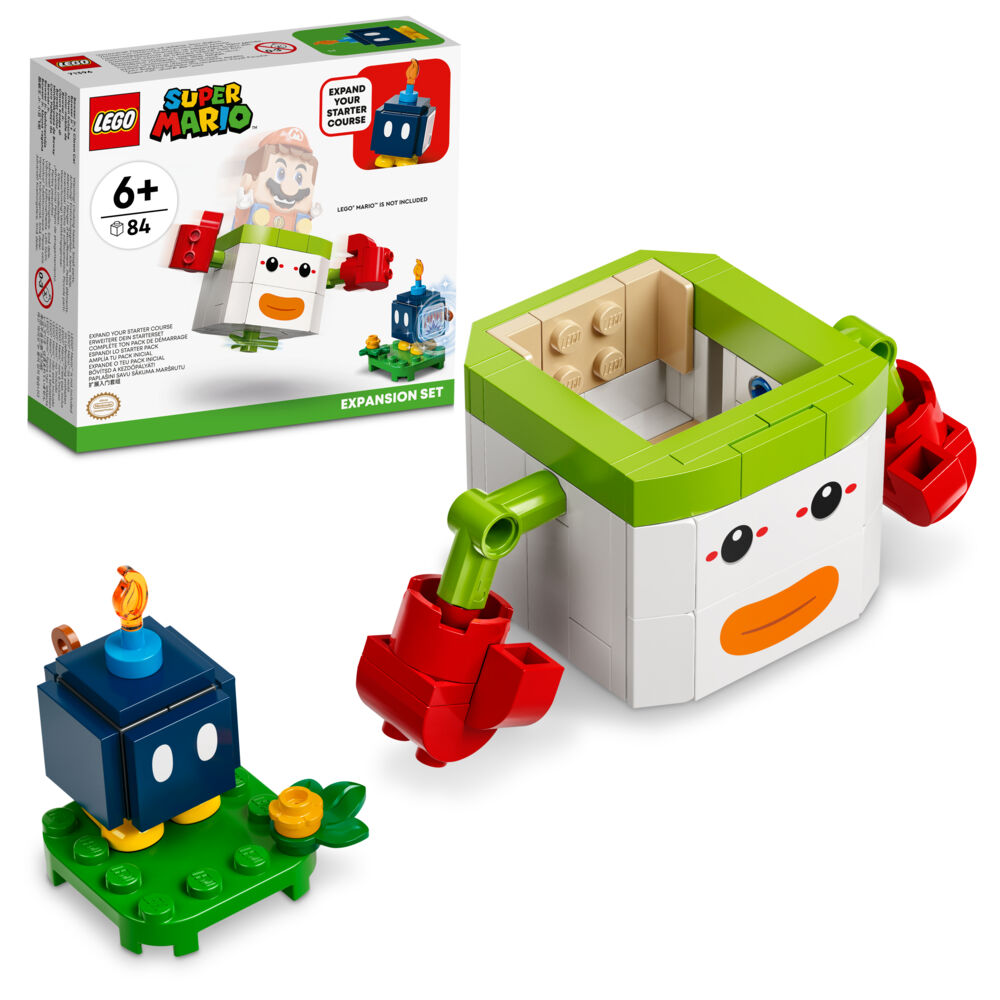 Produkt miniatyrebild LEGO® Super Mario 71396 Ekstrabanesettet Bowser Jr. med Clown Car