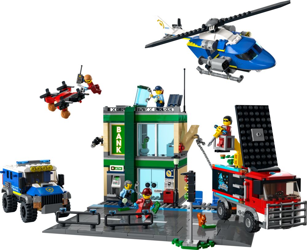 Produkt miniatyrebild LEGO® City Police 60317 Politiutrykning til banken