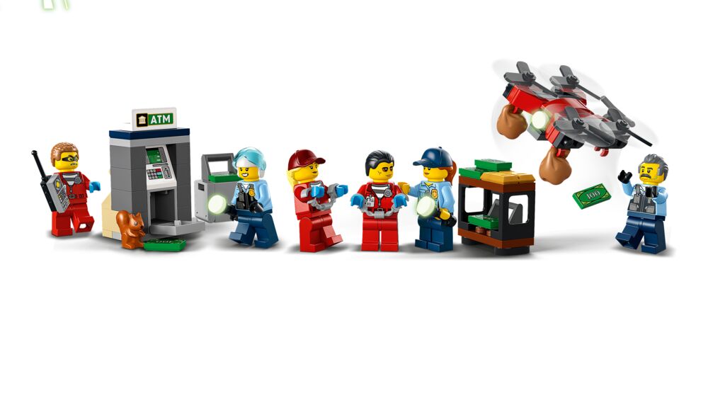 Produkt miniatyrebild LEGO® City Police 60317 Politiutrykning til banken
