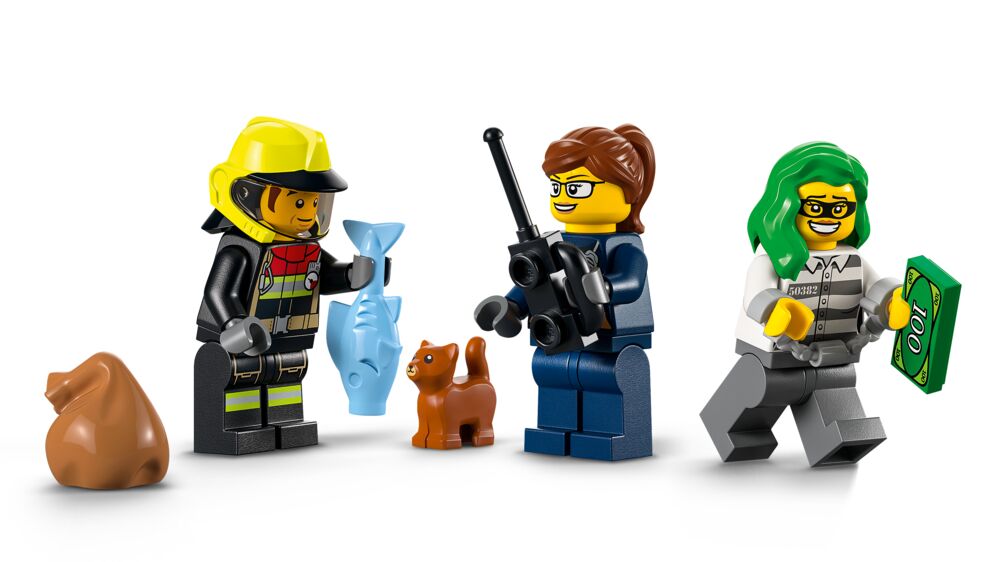 Produkt miniatyrebild LEGO® City Fire 60319 Politijakt- og brannslukkingssett