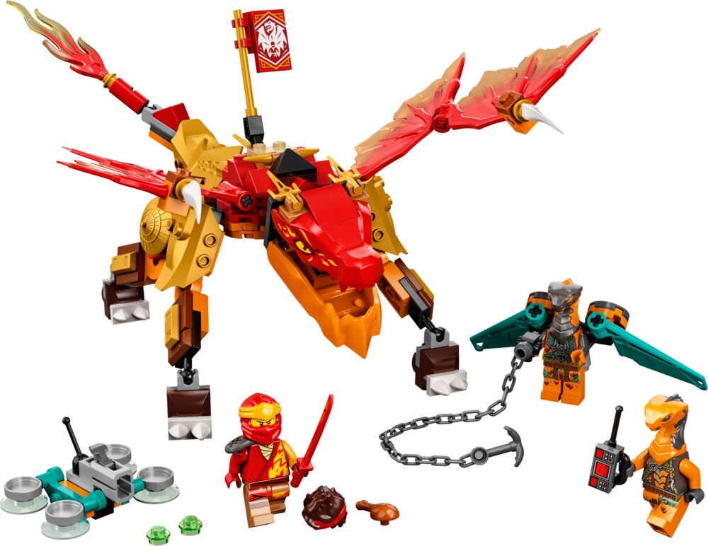Produkt miniatyrebild LEGO® NINJAGO® 71762 Kais EVO-ilddrage